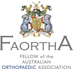 FAORTHA Fellow of the Australian Orthopaedic Association logo
